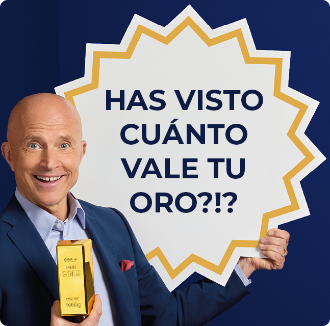 ¿Has visto cuánto vale tu oro?